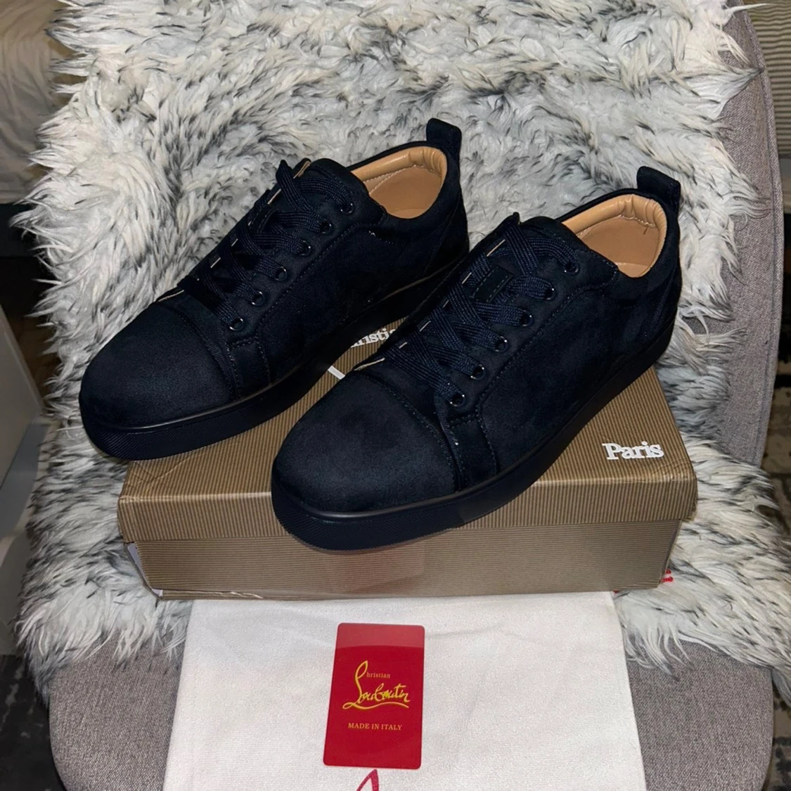 Svarta sneakers från Christian Louboutin - 1