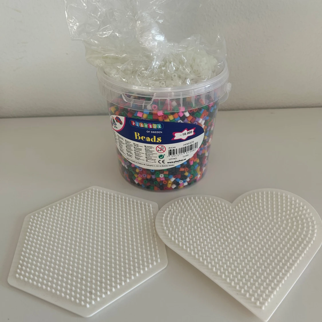 Pärlset med plattor 