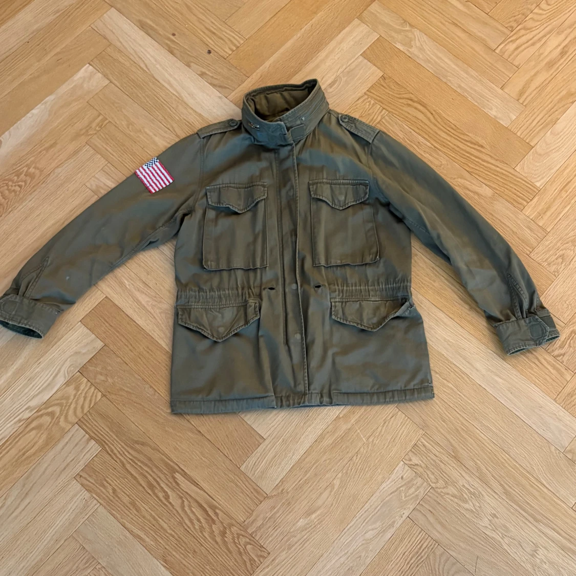 Olivgrön parkajacka från Ralph Lauren/denim supply