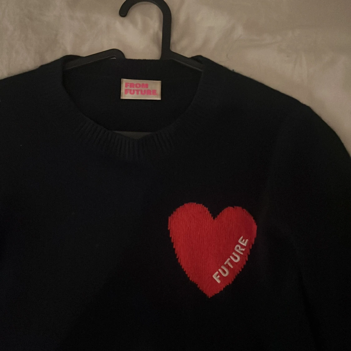 Mörkblå stickad tröja From Future XS - 1