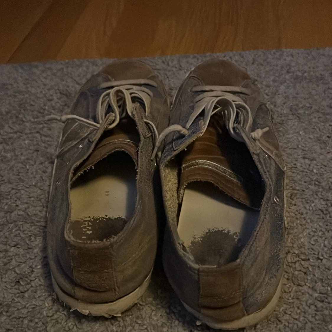 Philippe Model grå sneakers i mocka - 1