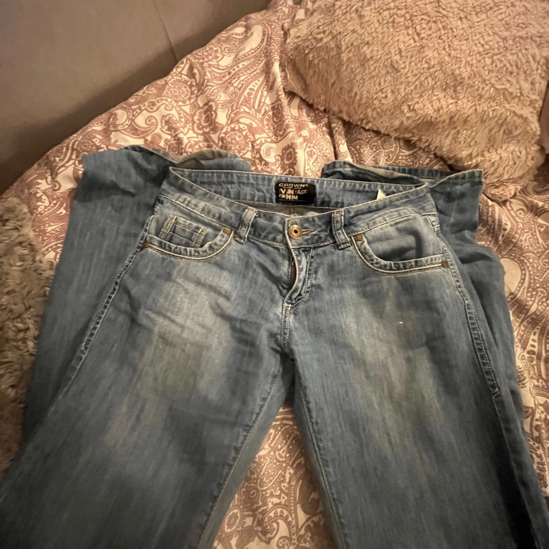 Crown Vintage Denim ljusblå jeans - 2