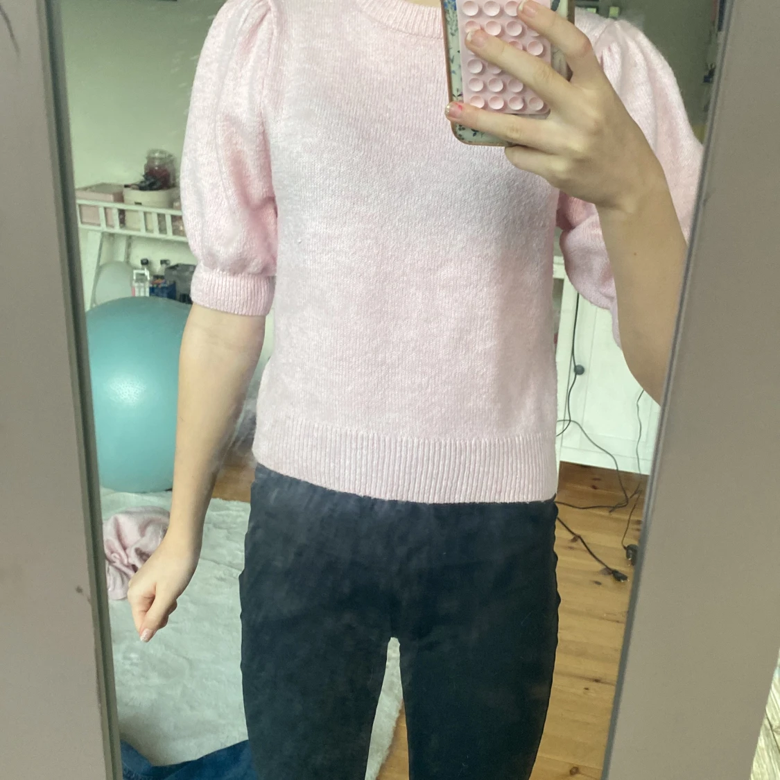 Ljusrosa stickad tröja från Gina Young💗 - 2