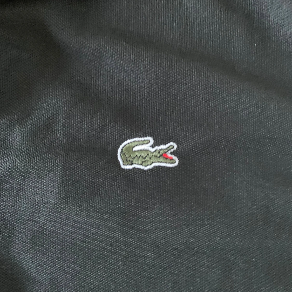 Lacoste svart piké  - 2