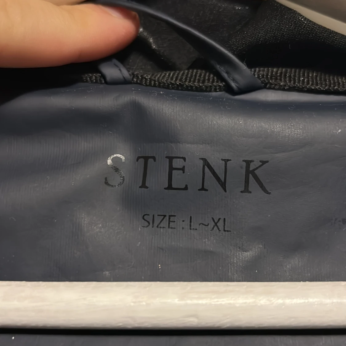 Mörkblå regnjacka från Stenk L-XL - 1