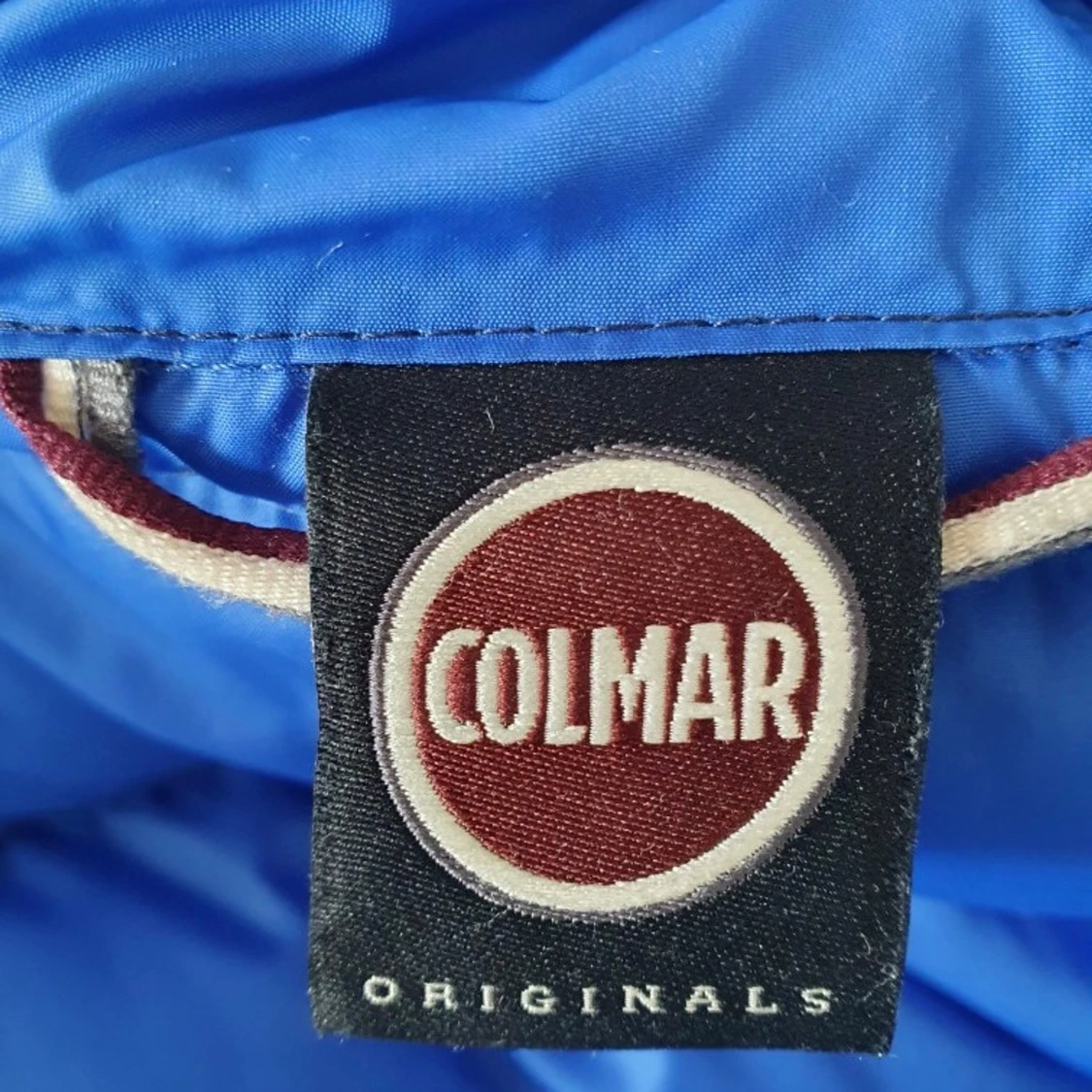 Mörkblå Colmar pufferjacka med huva - 3