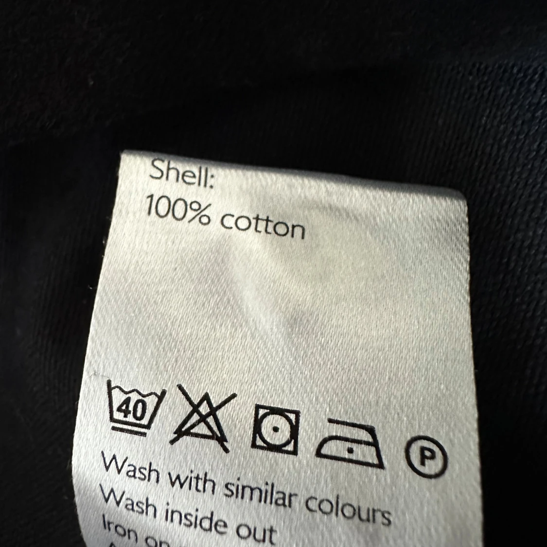 Svart overshirt från Kin i bomull - 3