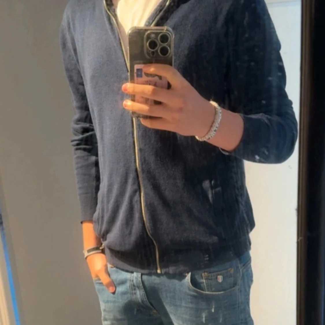 Mörkblå kofta från Jack & Jones - 2