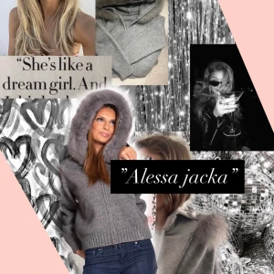 Höst & vinter jacka!! - Säljer denna gråa jacka💗 från märket Alessa! Första två bilderna är lånade från deras hemsida! Jackan är knappast använd, i nyskick! Nypris 1800kr. Bara att skriva för fler bilder! Nytt pris: 950!!⭐️