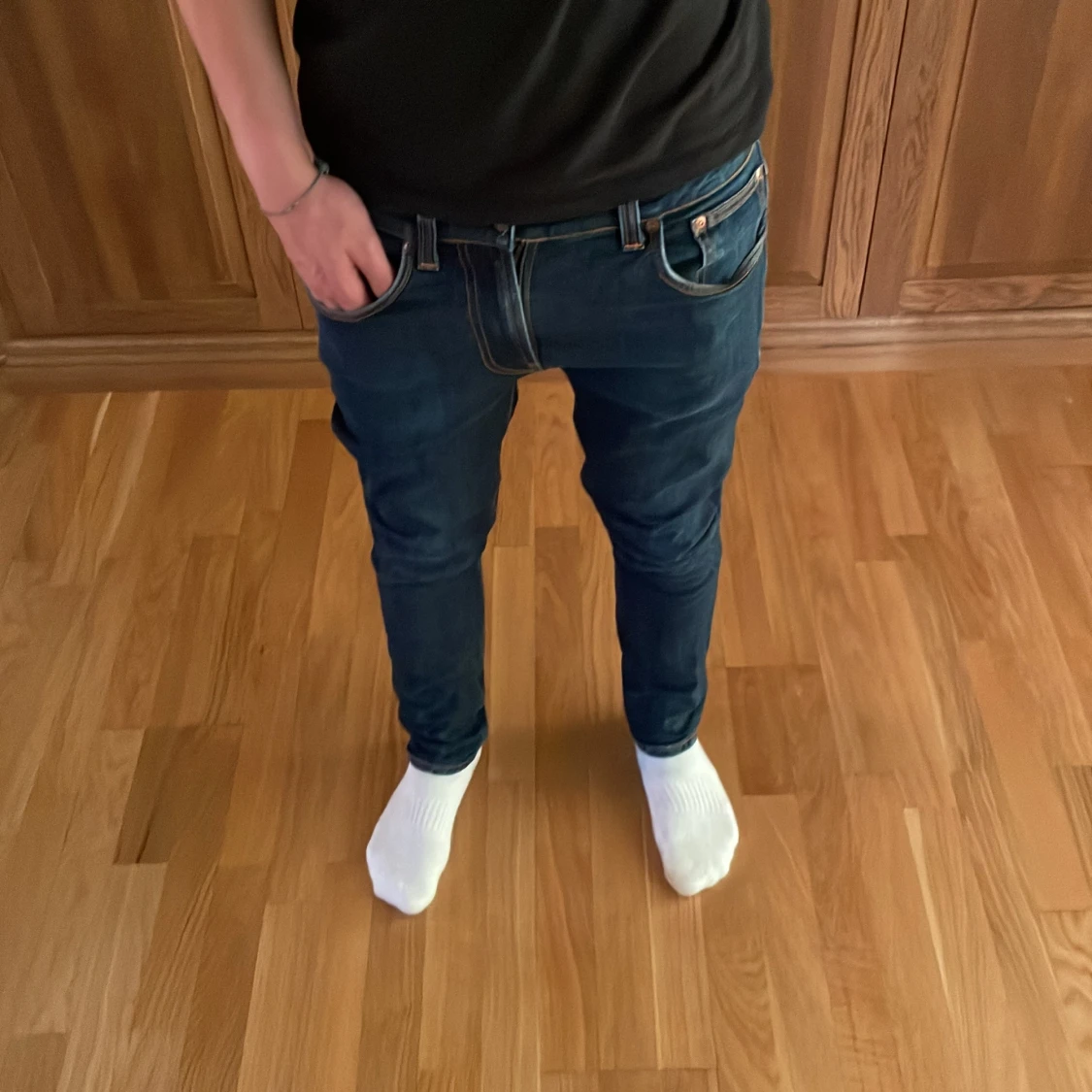 Mörkblå jeans från Nudie Jeans Co
