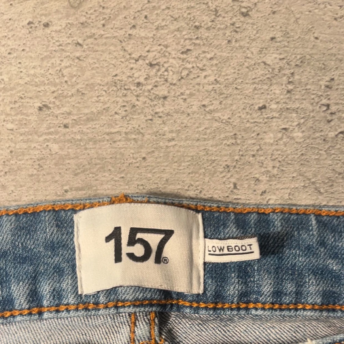 Blå bootcut jeans från 157 - 2