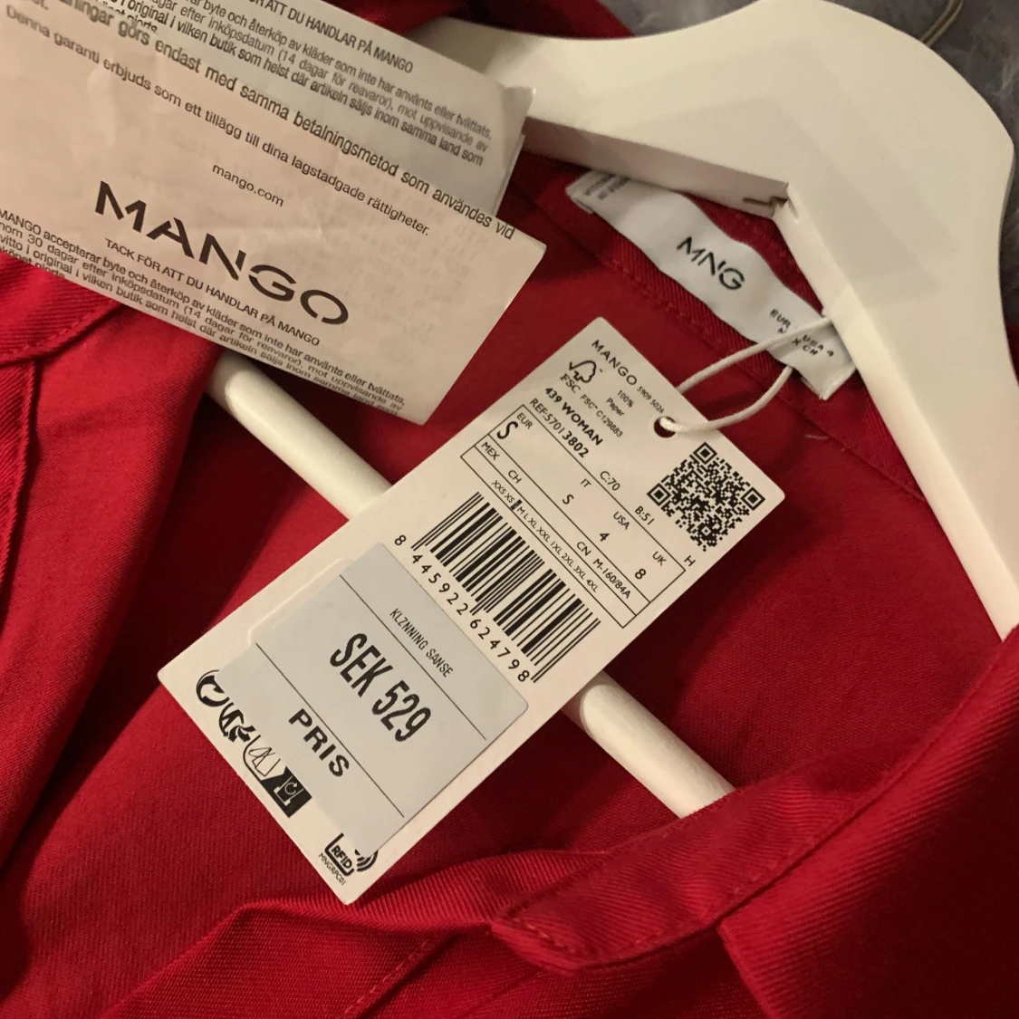 skjortklänning med knyt från Mango - 2