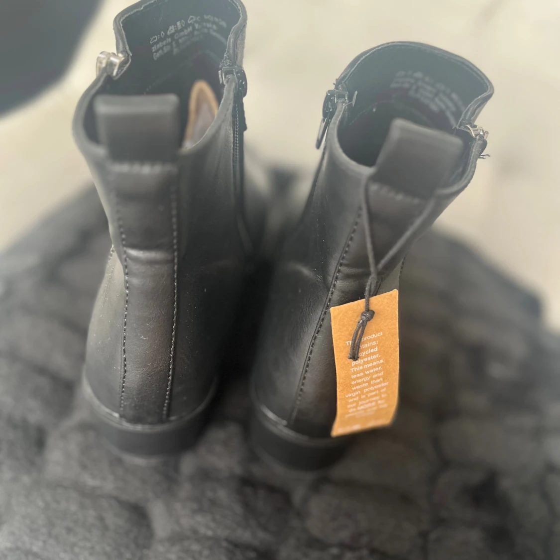 Svarta boots med dragkedja - 2