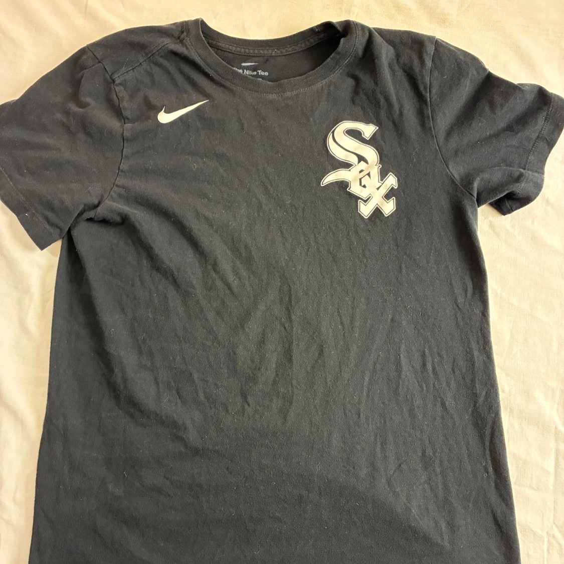 Svart Nike t-shirt White Sox S