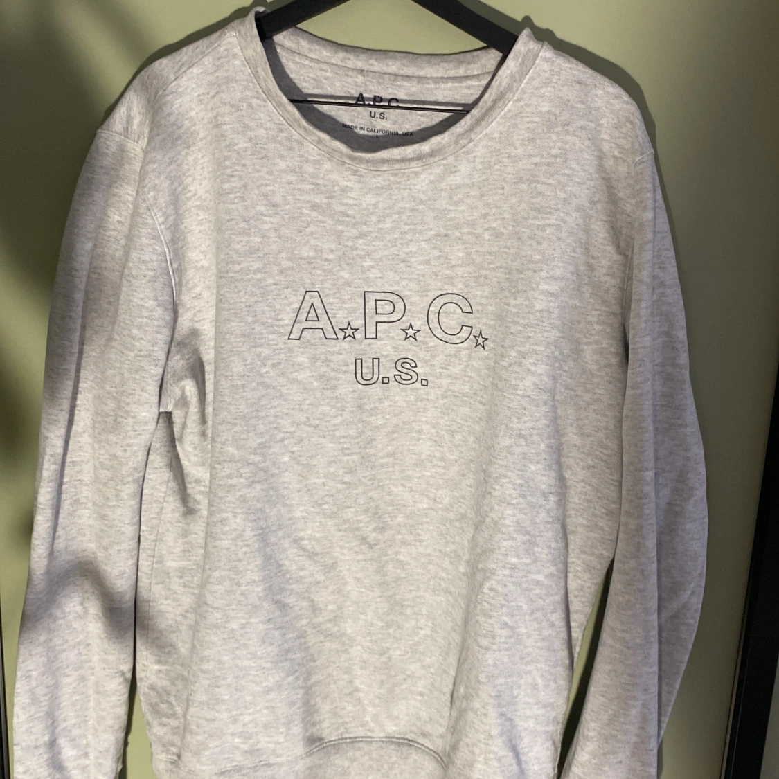 Grå sweatshirt från A.P.C. U.S.