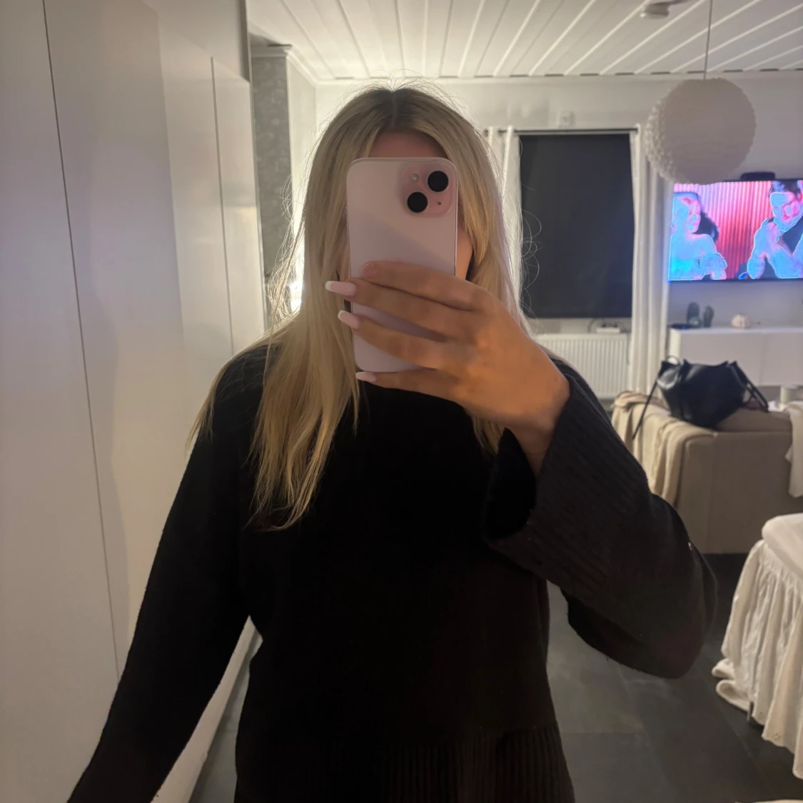 Svart stickad tröja & Other Stories