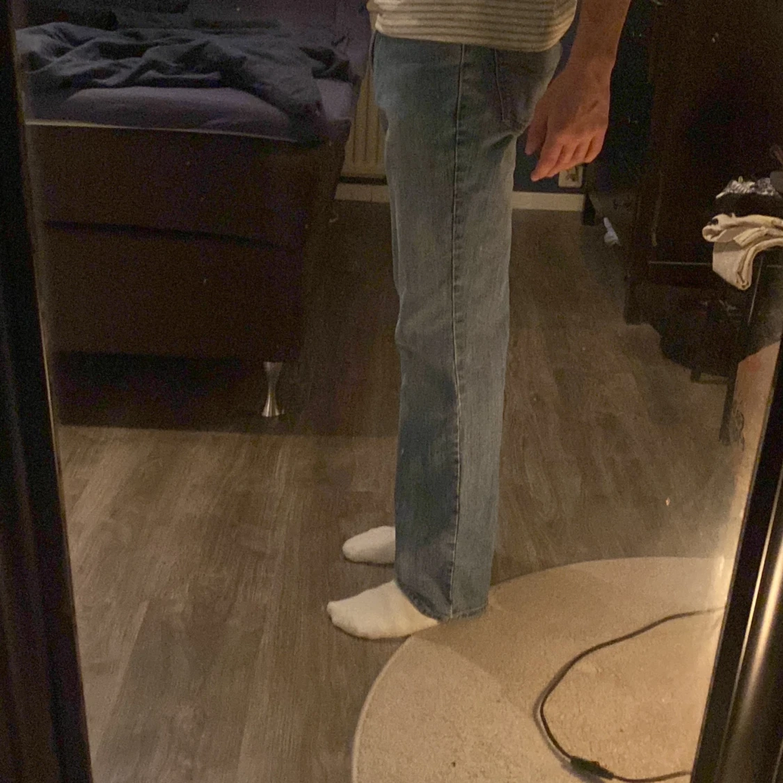 Ljusblå raka jeans från paddock’s  - 2