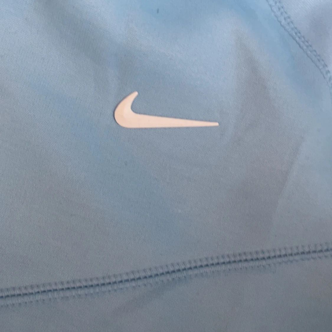 Ljusblå Nike NOCTA hoodie med dragkedja - 3