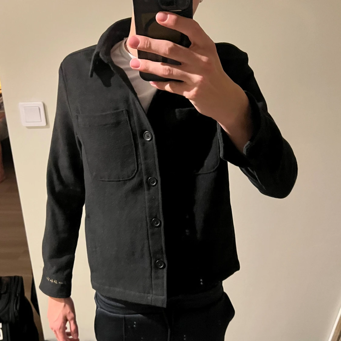 Svart overshirt från Douce De La Suze XS - 4