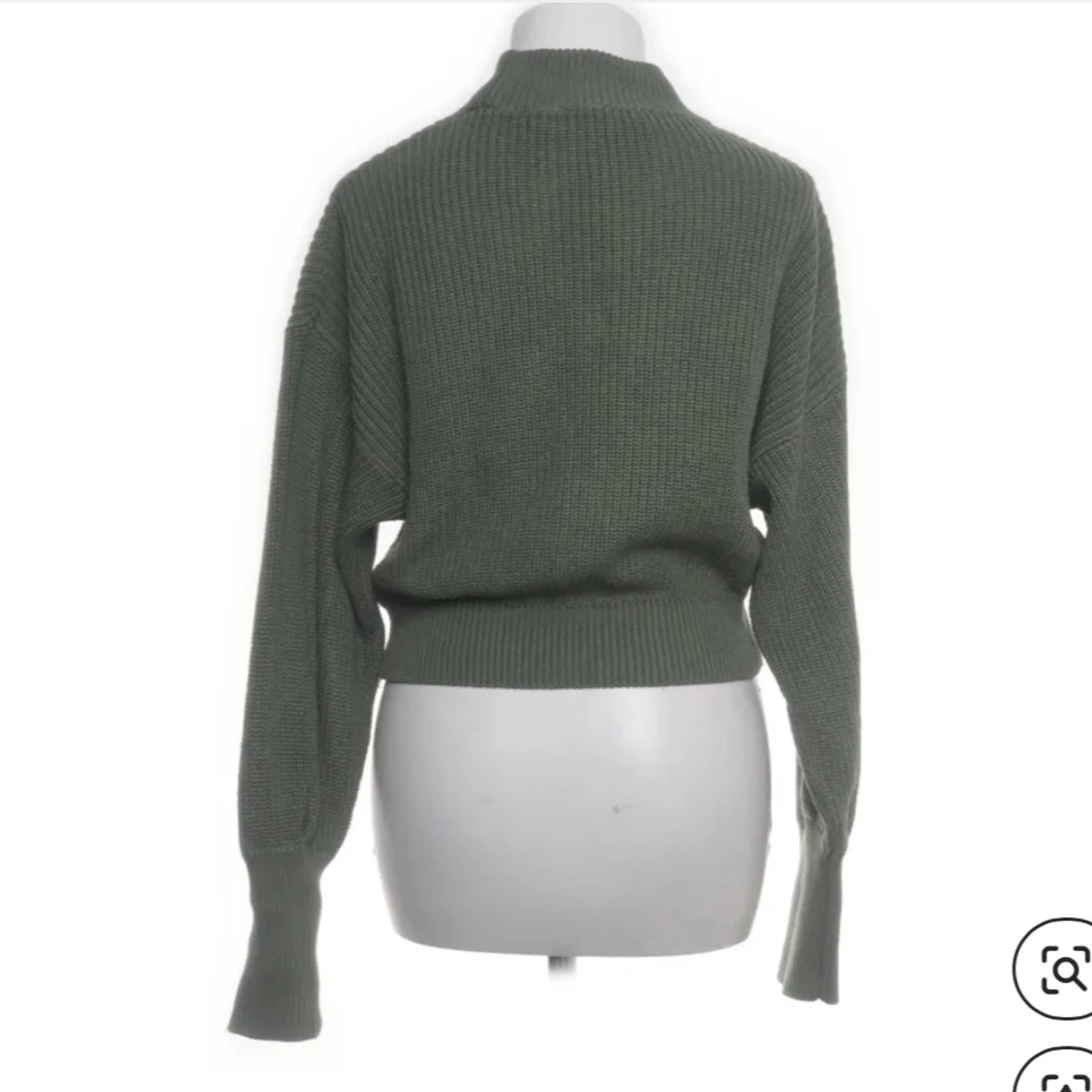 Grön stickad polotröja från NA-KD - 2