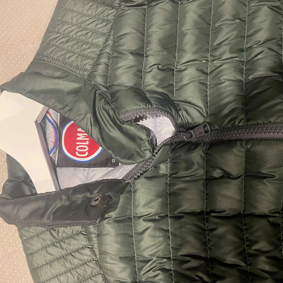 Quiltad dunjacka från colmar i färgen mörkgrön - 1