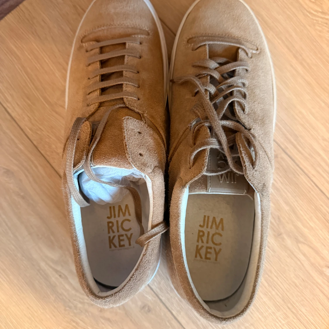 Taupe mockasneakers från Jim Rickey - 2