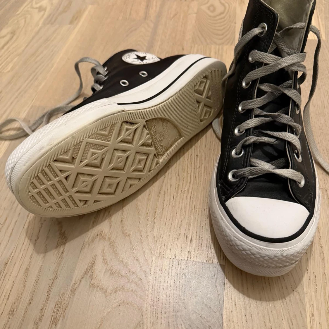 Svarta Converse All Star high-top - 1