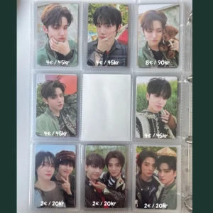 boynextdoor photocards  - säljer mina boynextdoor pcs!! alla är i mycket bra skick, vid intresse kontakta mig 💞 packar med sleeve, toploader och kommer med freebies!! de som köper fler pcs kommer att prioriteras!! jag är inte ansvarig för postens slarv!! vid köp av minst 200kr kan man få fri frakt<3