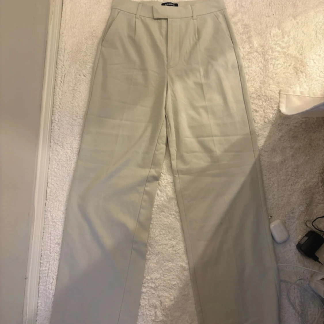 Beiga kostymbyxor - 1