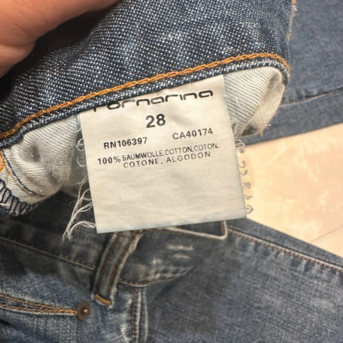 Lågmidjade bootcut jeans från Fornarina - 3