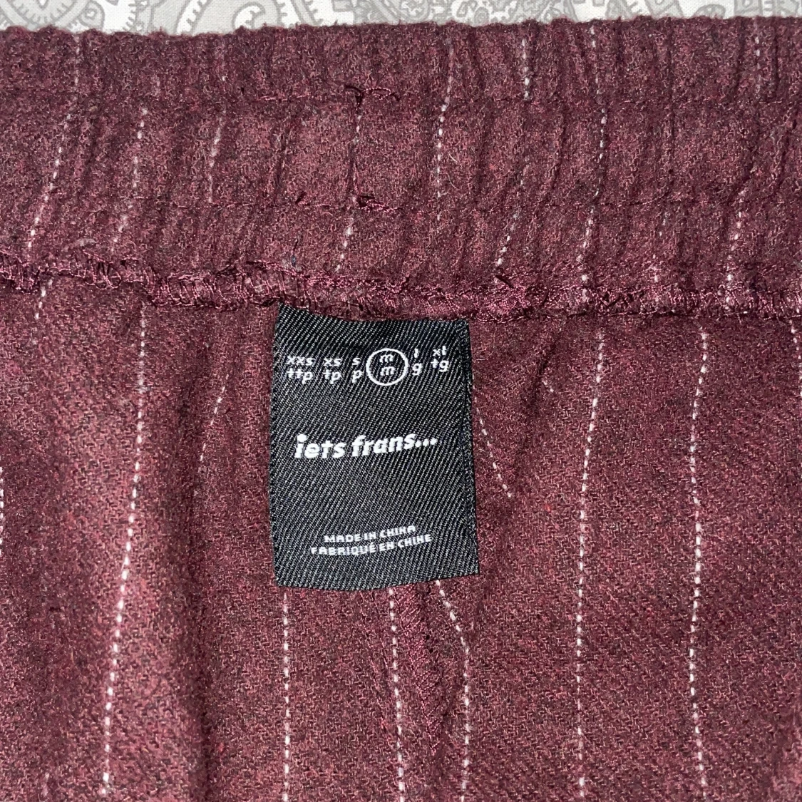 Vinröda baggy byxor från Iets Frans - 2