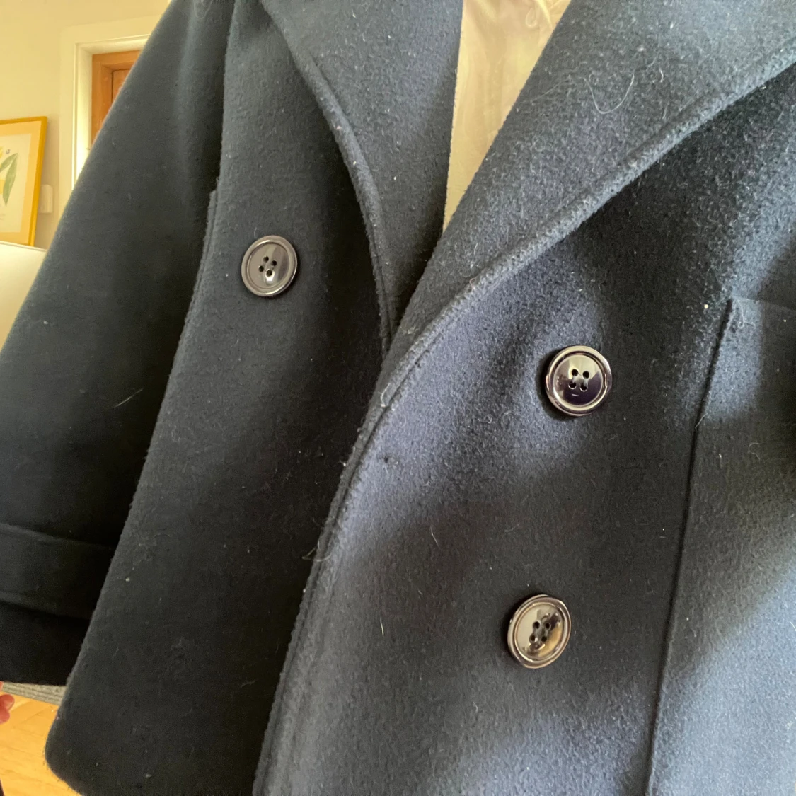 Mörkblå skepparkavaj från Design Si XS/S - 2