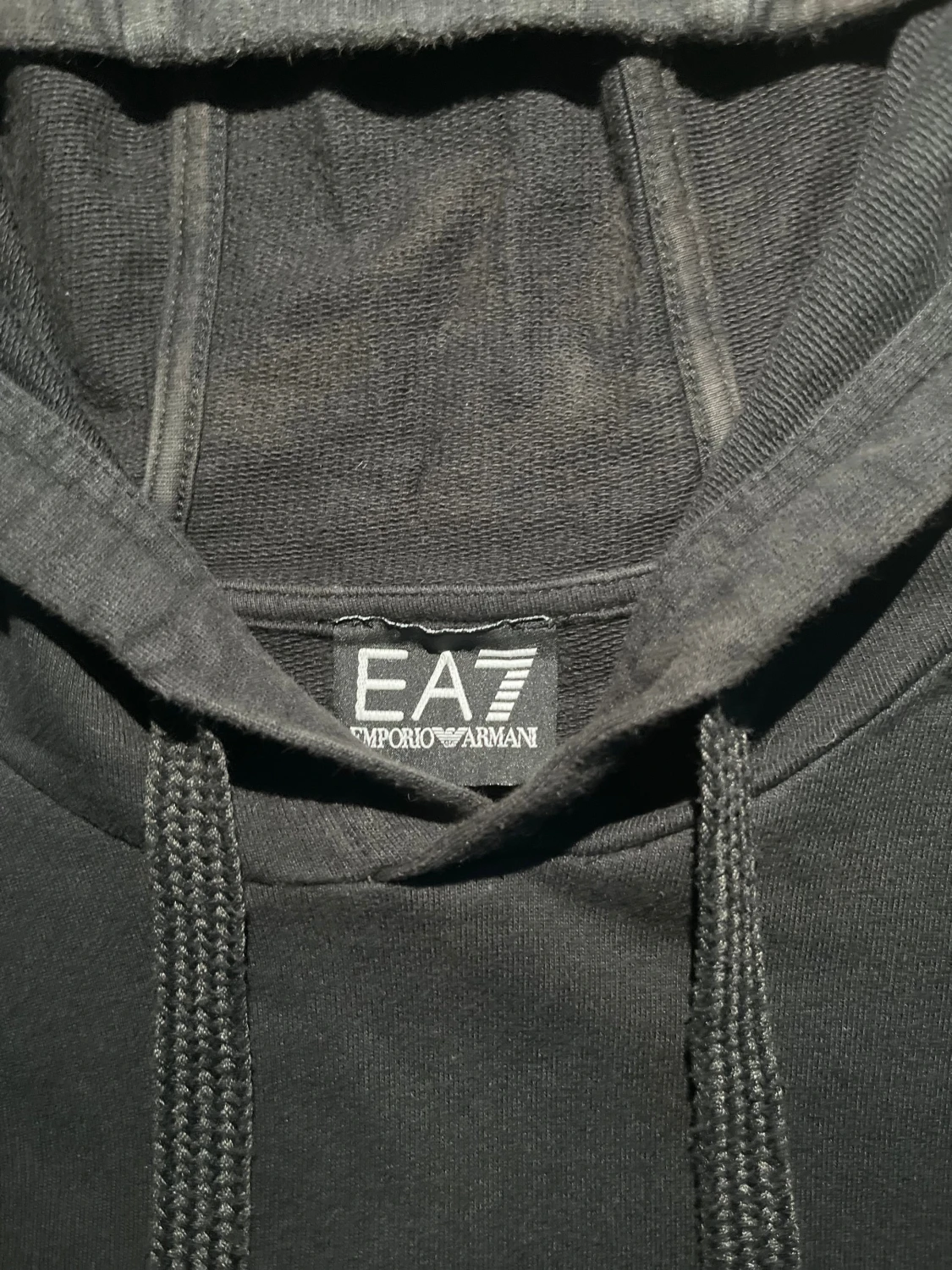Emporio Armani hoodie svart - 2