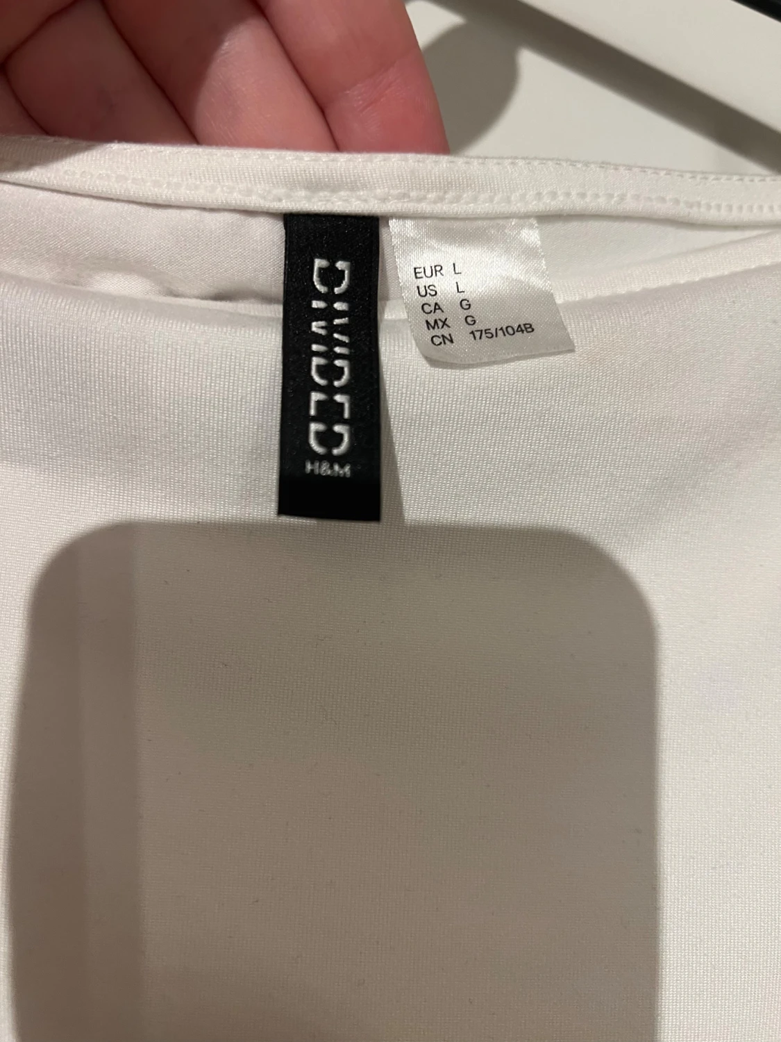 Vit ärmlös kortklänning H&M Divided - 3