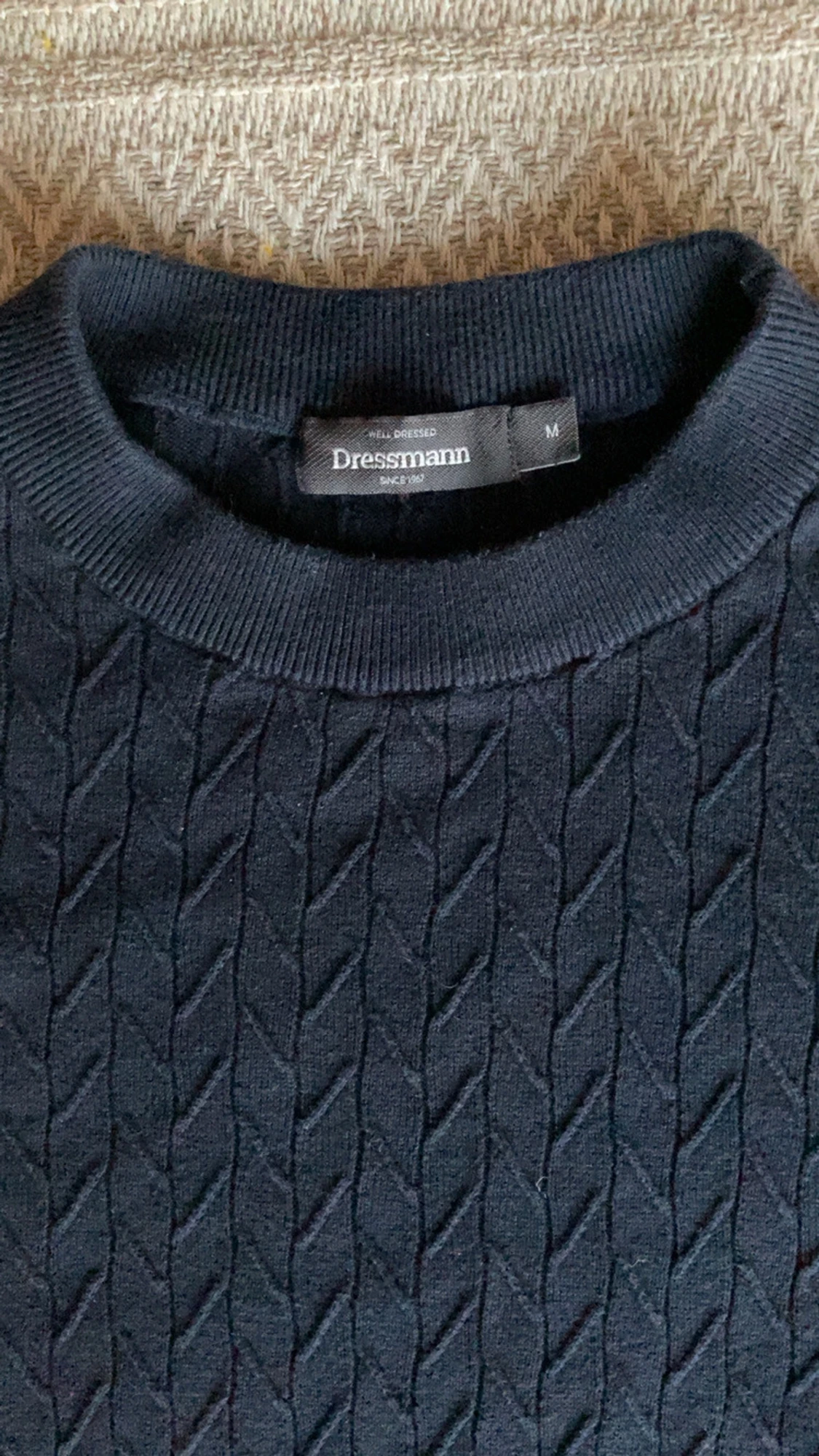 Stickad tröja Dressmann - 1