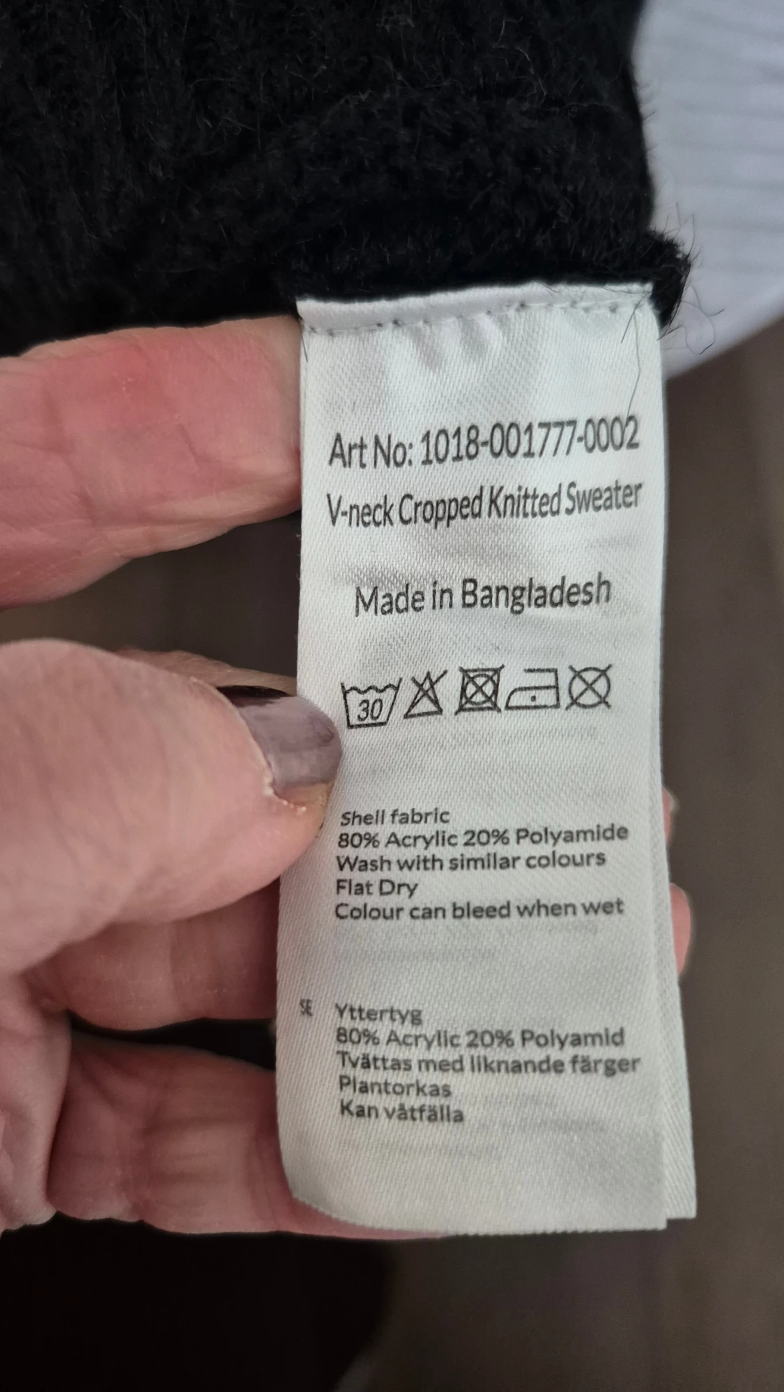 Svart stickad tröja NA-KD - 2