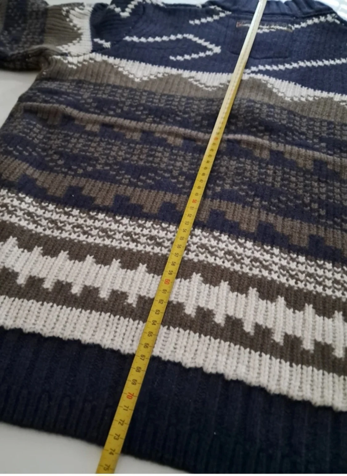 Mönstrad kofta från Camp David, M/L - 5