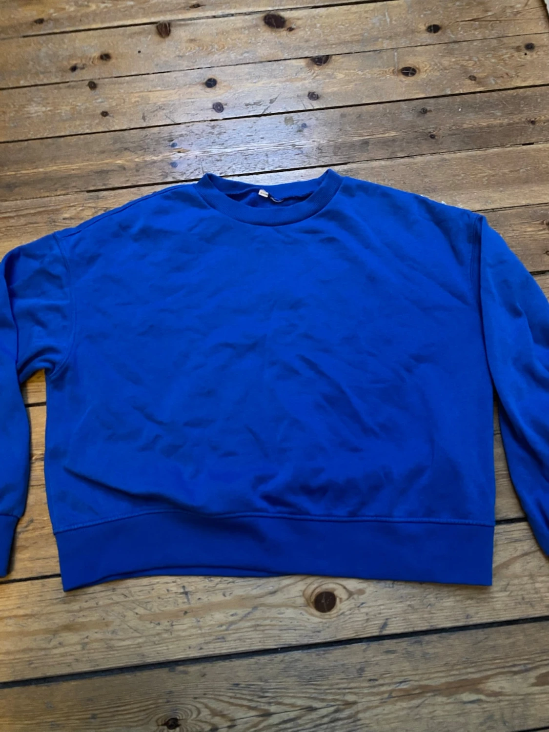 Blå crewneck sweatshirt - 1