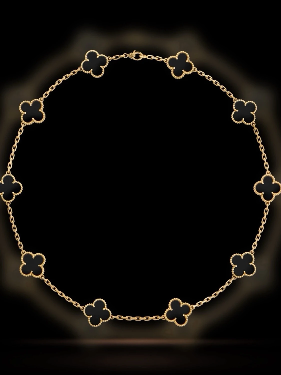 18 k Guldpläterad halsband  - 1