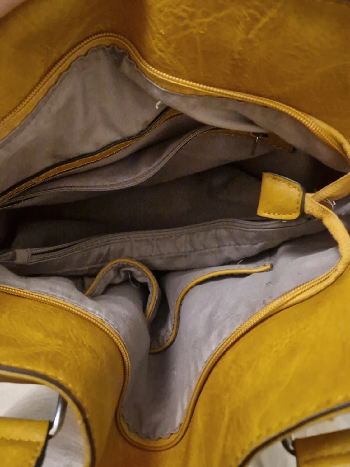 Brun vintade väska - 1