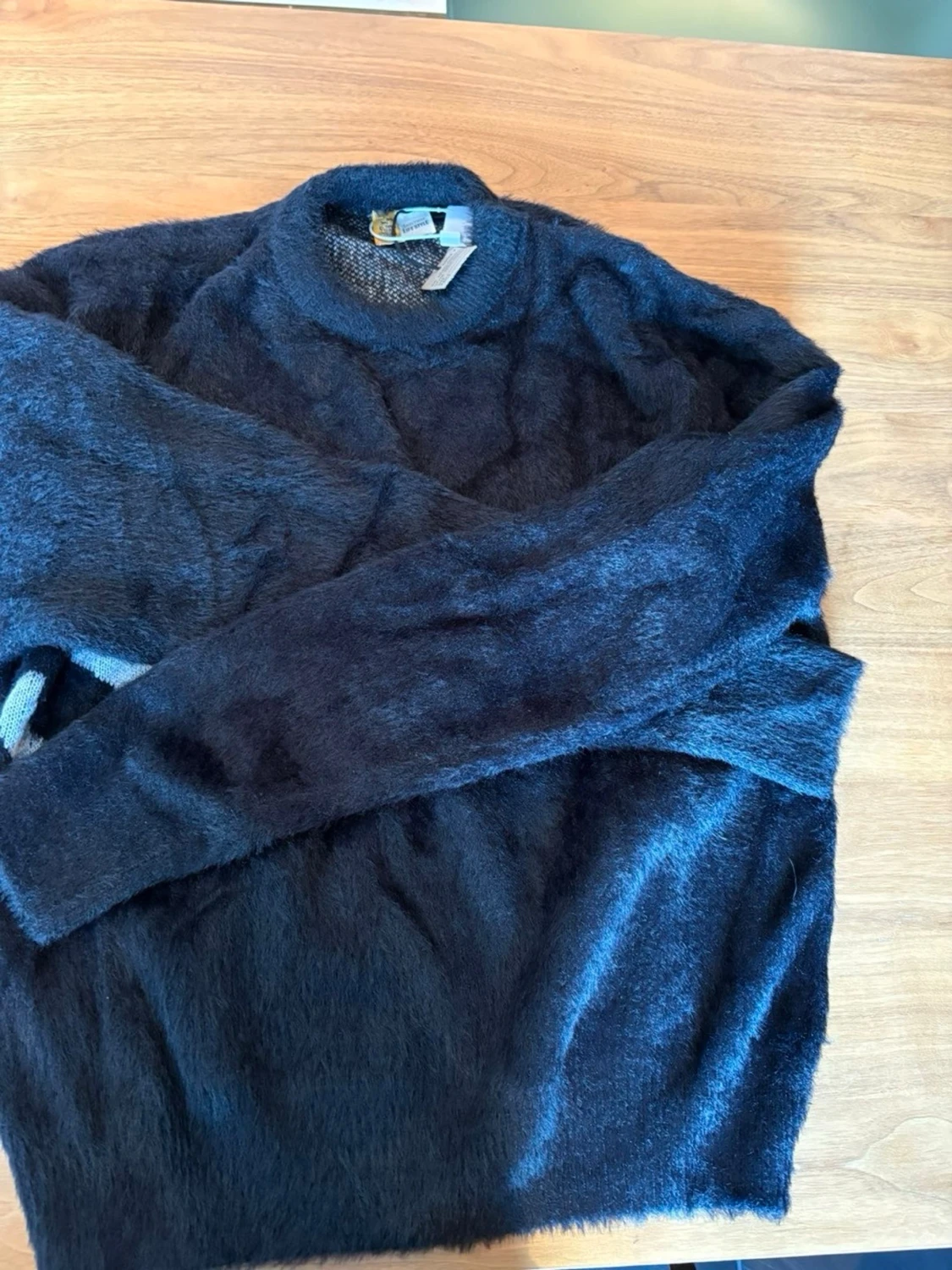 Svart stickad tröja Saintmex - 3