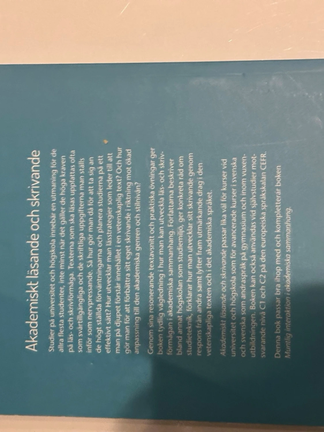 Akademiskt läsande och skrivande - 1