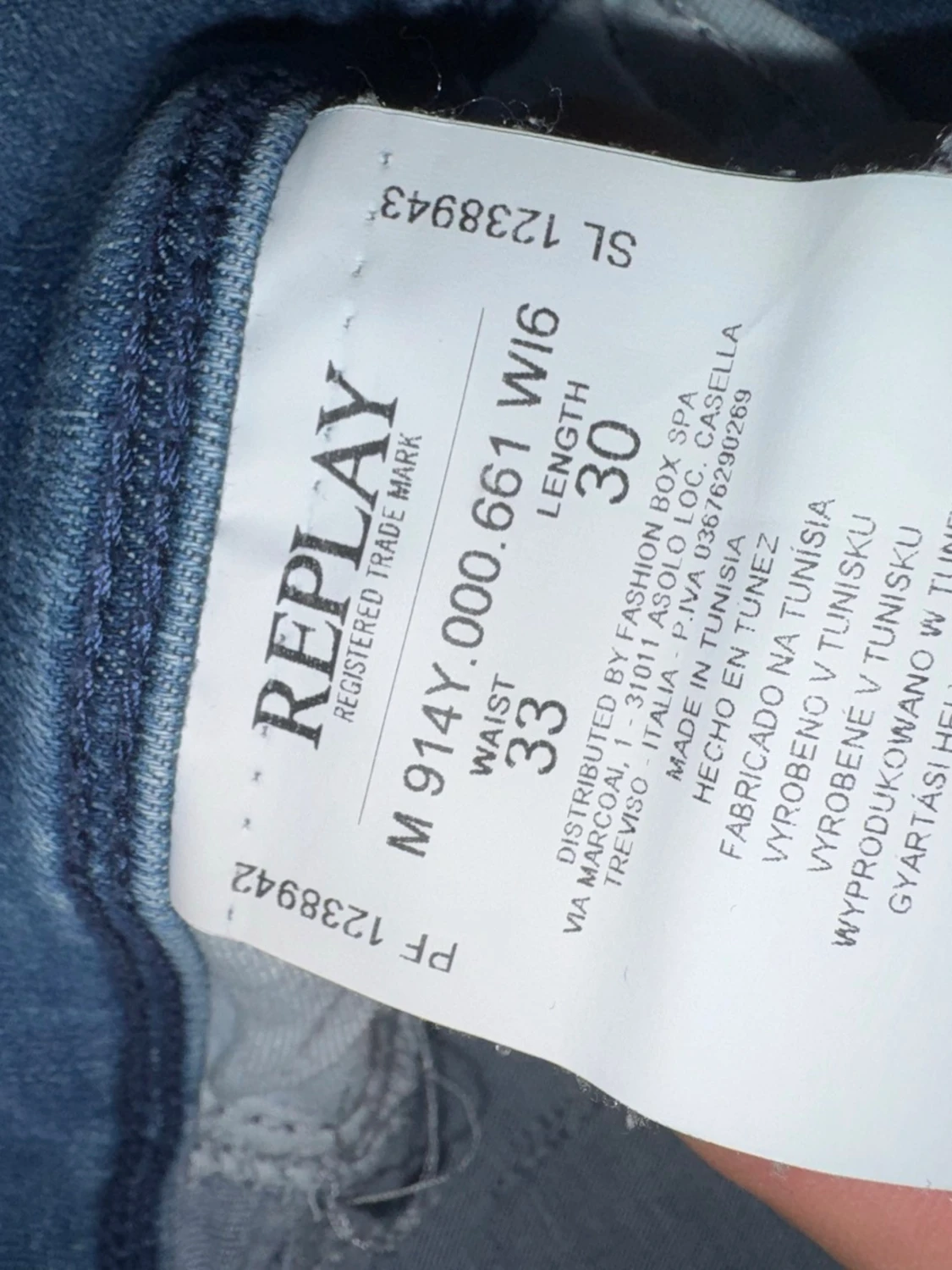 Replay anbass hyperflex W33 L30 - 2