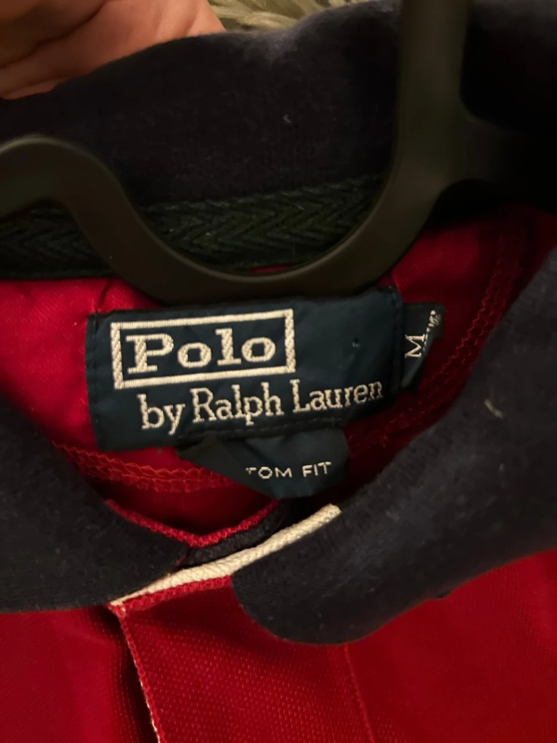 mörkröd och marinblå Polo Ralph Lauren piké - 1