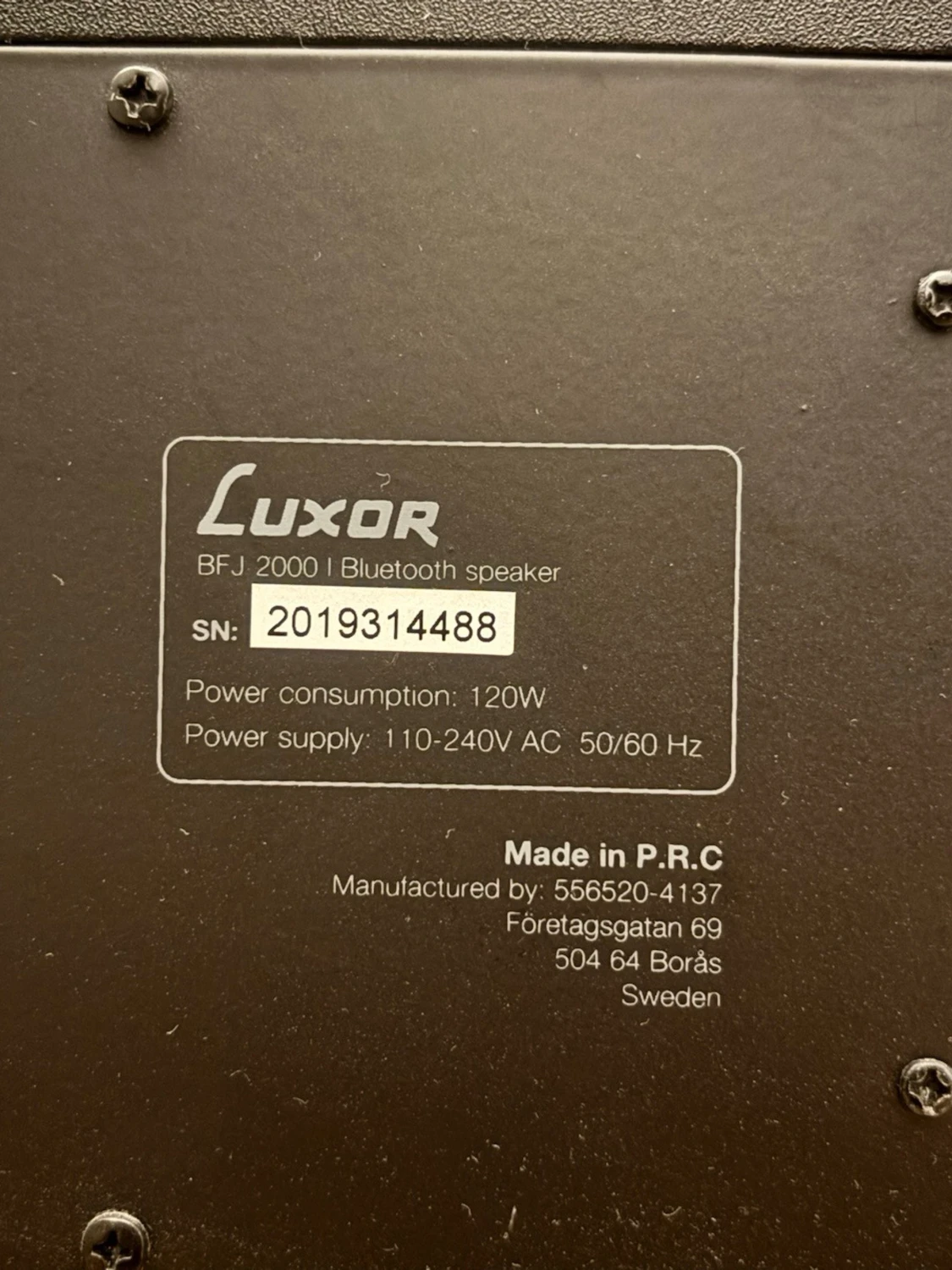 Luxor BFJ 2000 Bluetooth Speaker - 2