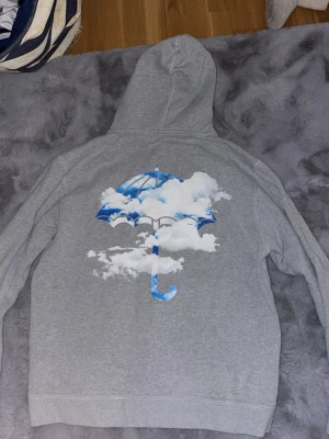 Hélas hoodie - Knappt använd hoodie i bra kvalitet med ett litet tryck på framsidan och stort på baksidan.