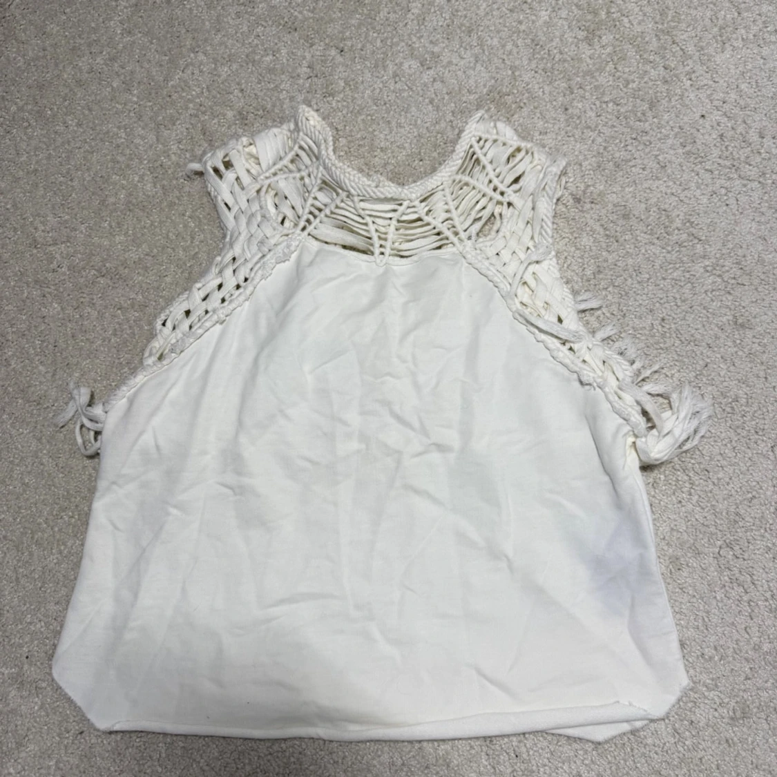 Vit boho linnetopp betternblue - 1