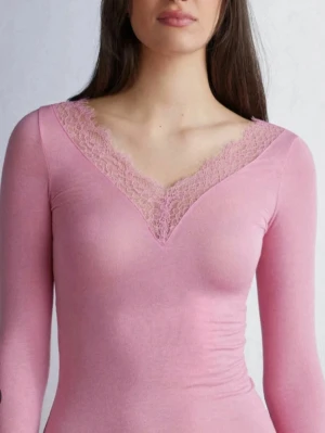 Rosa intimissimi tröja - Jättesnygg rosa intimissimi tröja, bra skick!