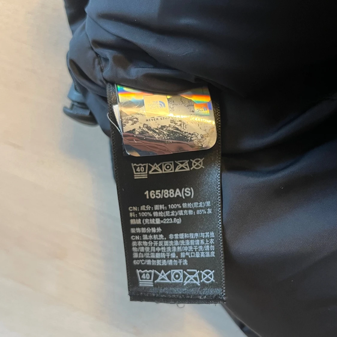 Svart dunväst från The North Face XS - 4