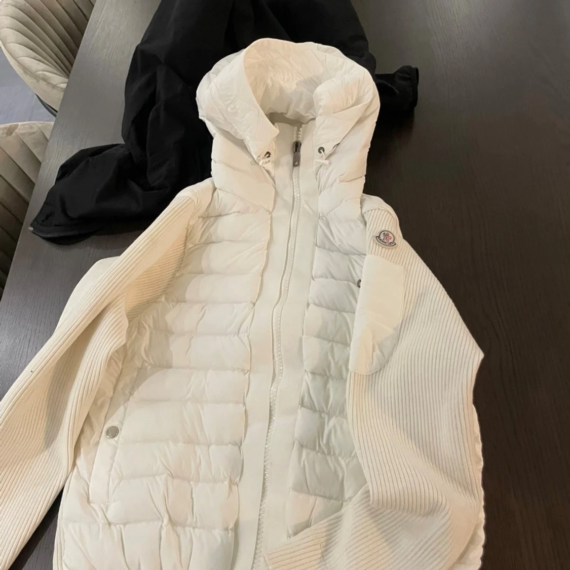 Vit Moncler cardigan finns alla storlekar  - 2